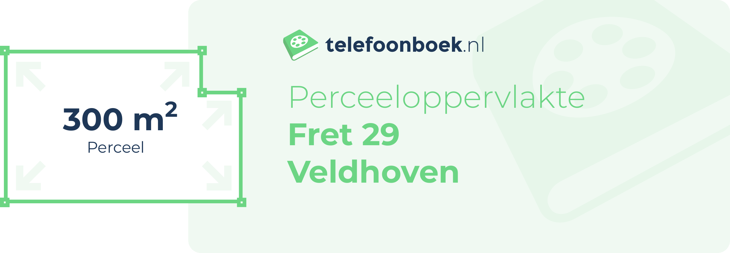 Perceeloppervlakte Fret 29 Veldhoven
