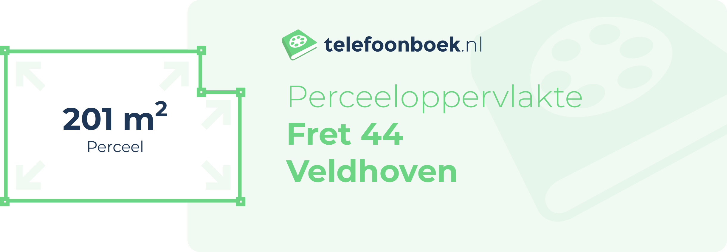 Perceeloppervlakte Fret 44 Veldhoven