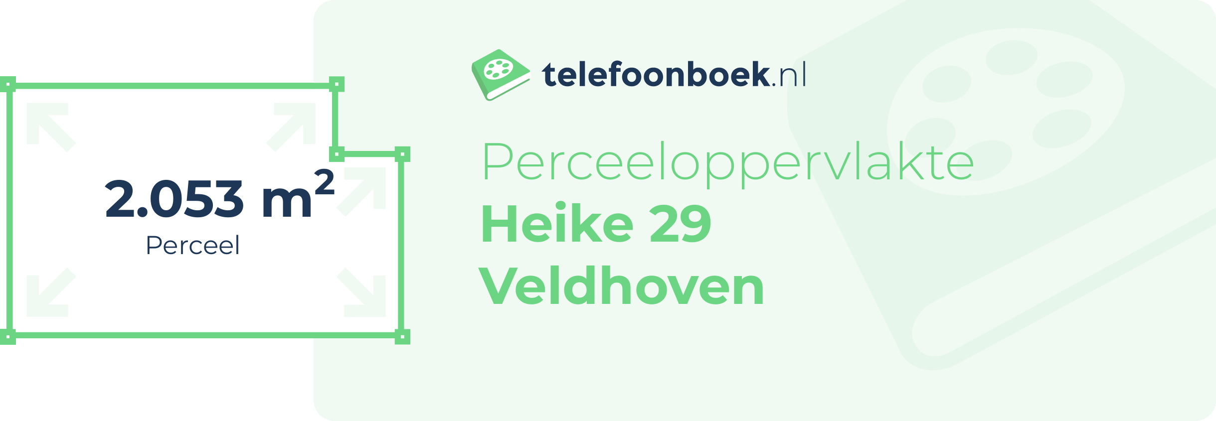 Perceeloppervlakte Heike 29 Veldhoven