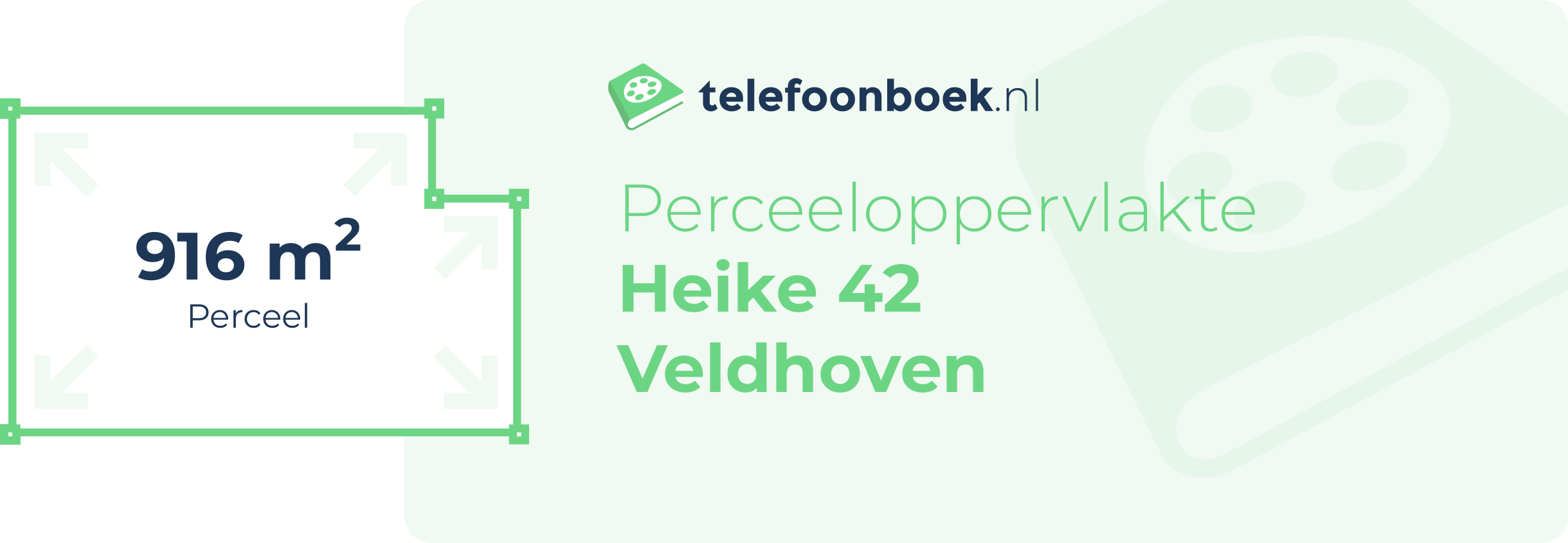 Perceeloppervlakte Heike 42 Veldhoven