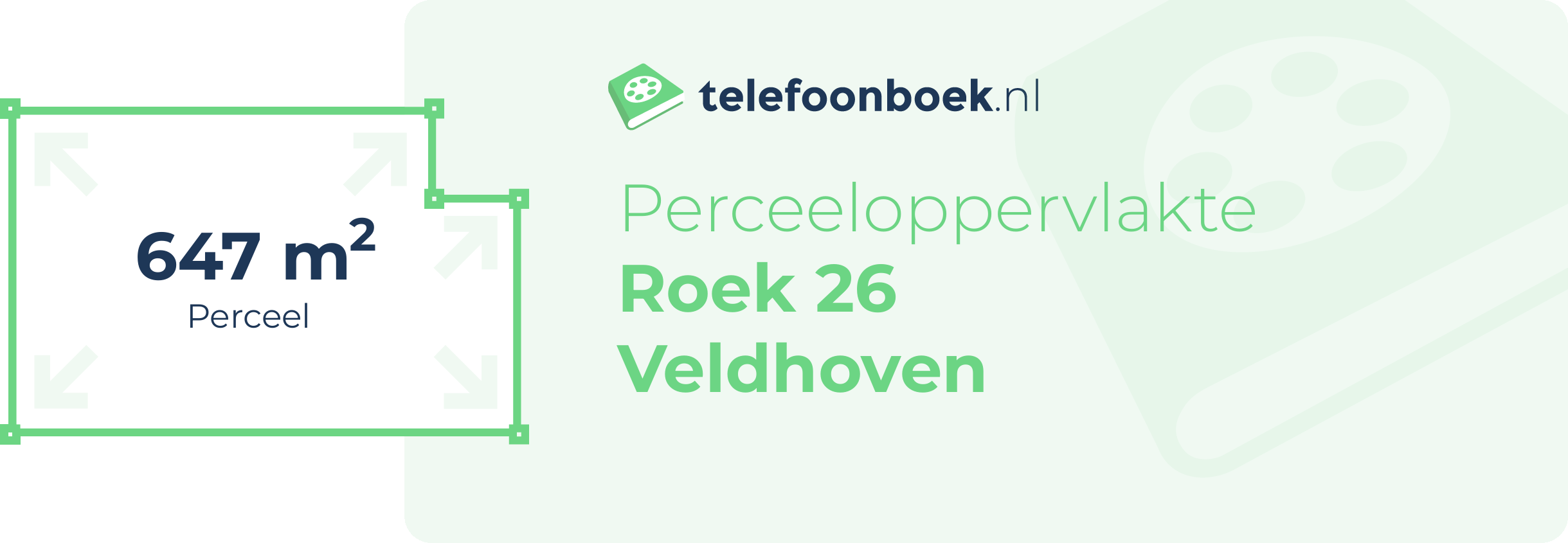 Perceeloppervlakte Roek 26 Veldhoven