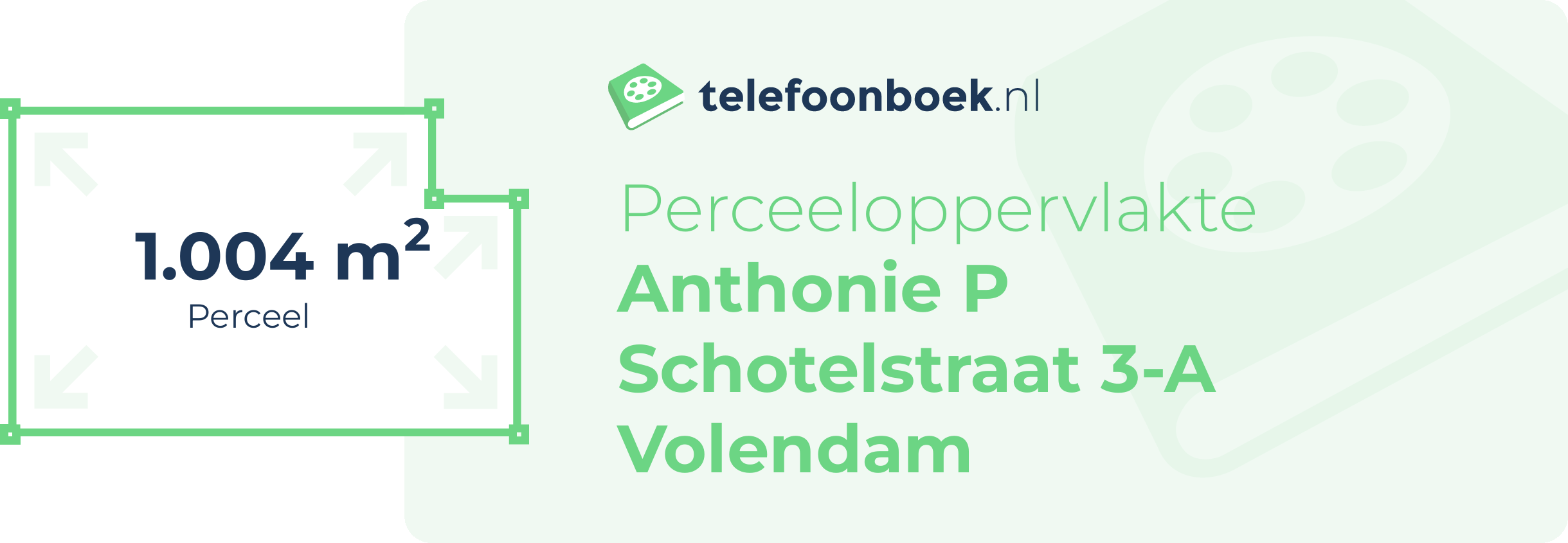 Perceeloppervlakte Anthonie P Schotelstraat 3-A Volendam