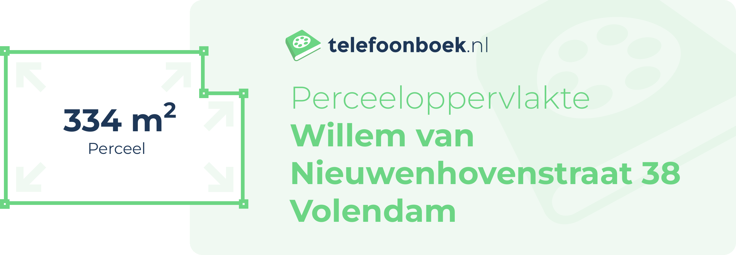 Perceeloppervlakte Willem Van Nieuwenhovenstraat 38 Volendam