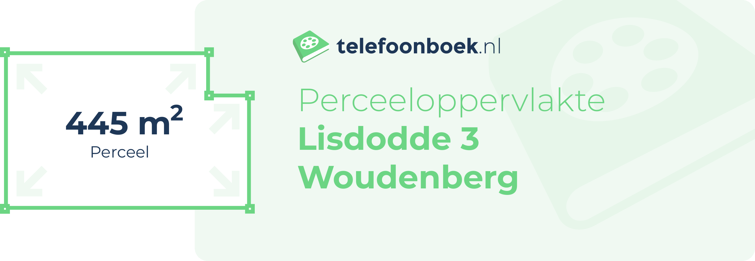 Perceeloppervlakte Lisdodde 3 Woudenberg