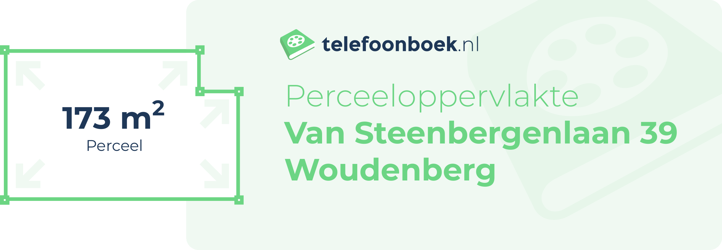 Perceeloppervlakte Van Steenbergenlaan 39 Woudenberg