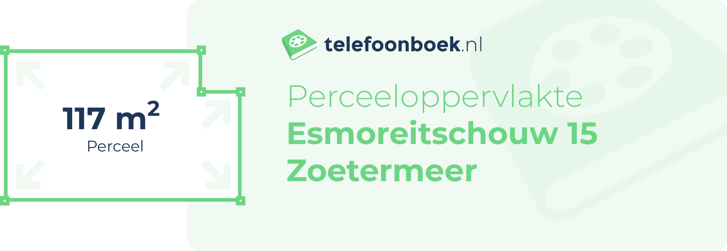 Perceeloppervlakte Esmoreitschouw 15 Zoetermeer