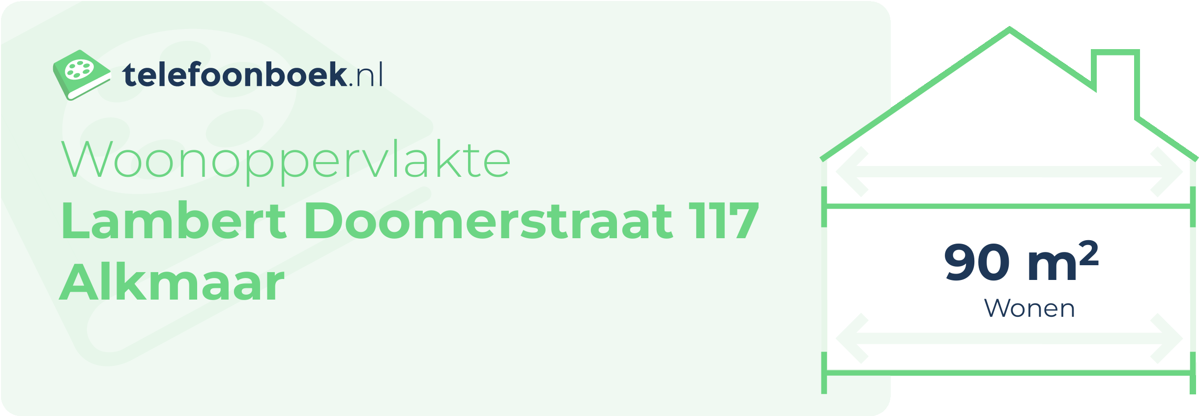 Woonoppervlakte Lambert Doomerstraat 117 Alkmaar