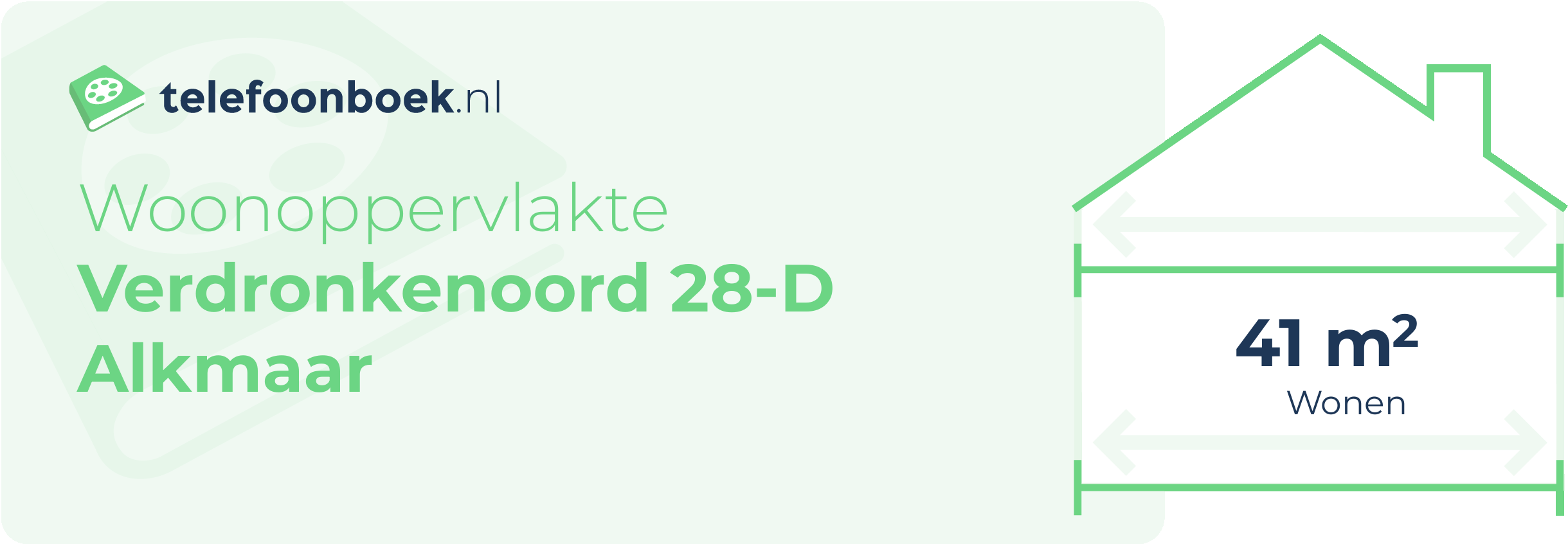 Woonoppervlakte Verdronkenoord 28-D Alkmaar