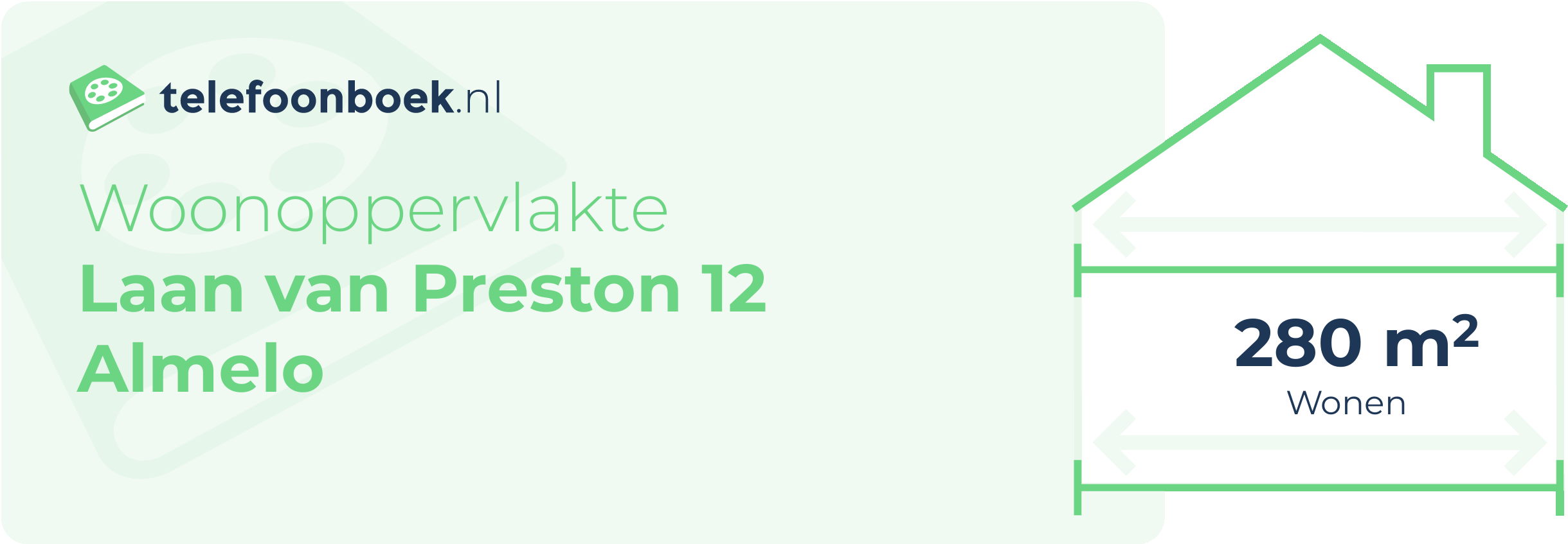 Woonoppervlakte Laan Van Preston 12 Almelo