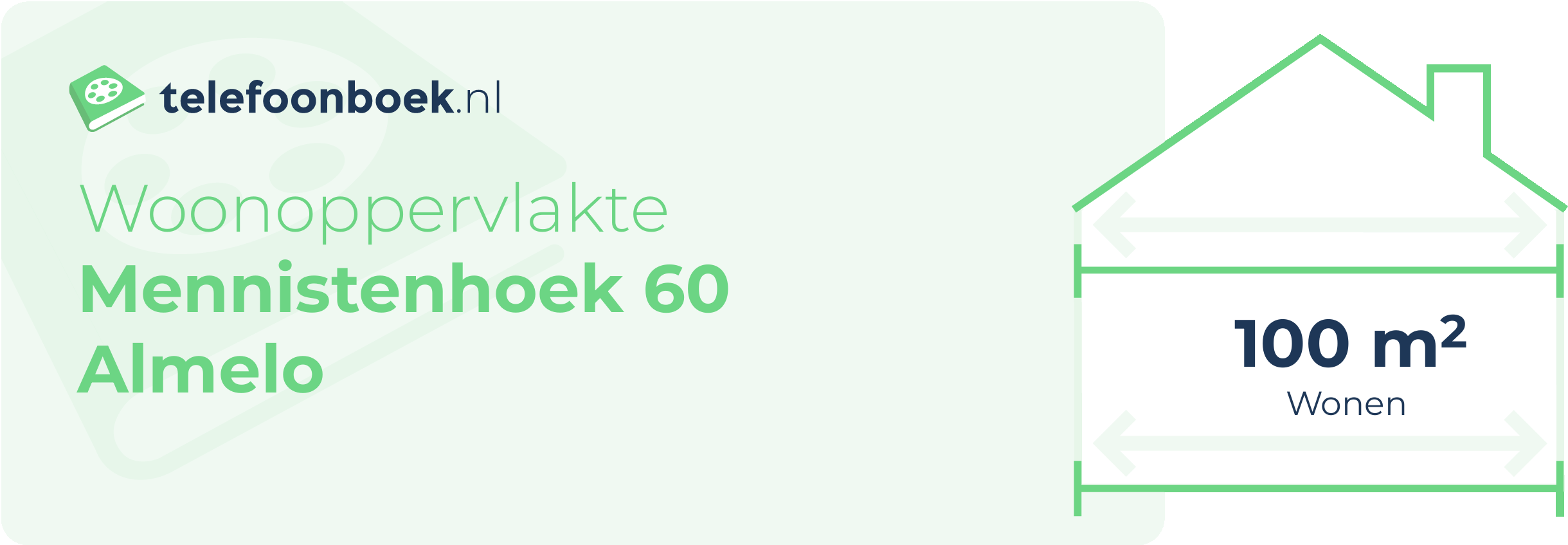 Woonoppervlakte Mennistenhoek 60 Almelo