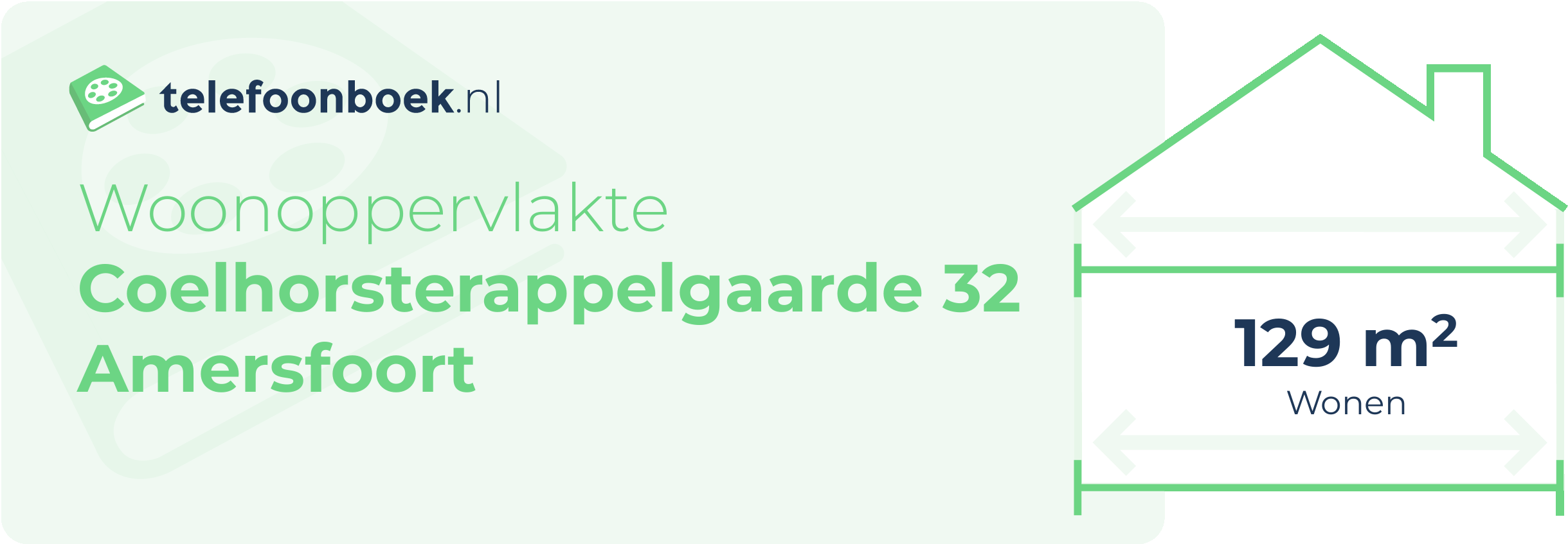 Woonoppervlakte Coelhorsterappelgaarde 32 Amersfoort