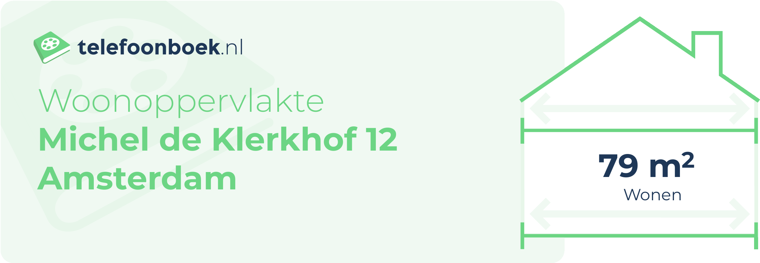 Woonoppervlakte Michel De Klerkhof 12 Amsterdam