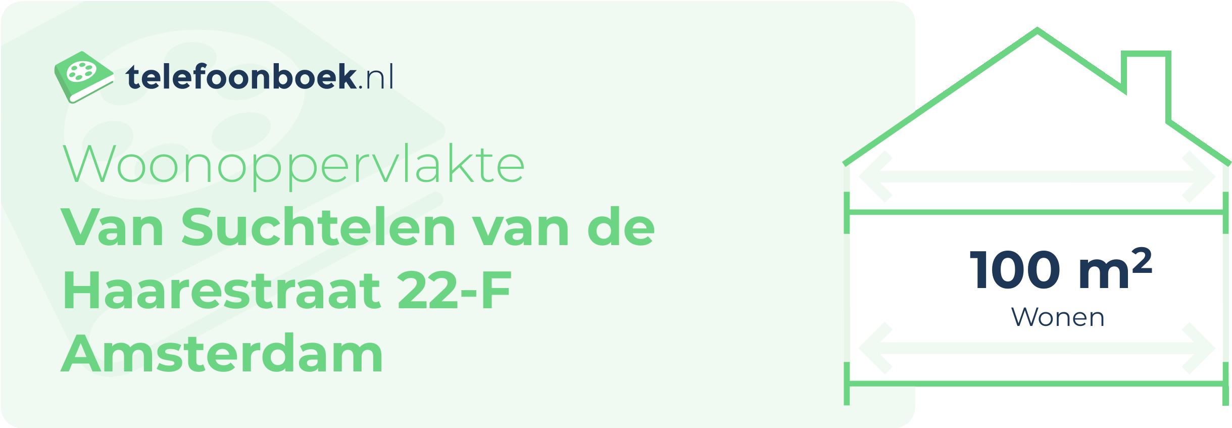Woonoppervlakte Van Suchtelen Van De Haarestraat 22-F Amsterdam