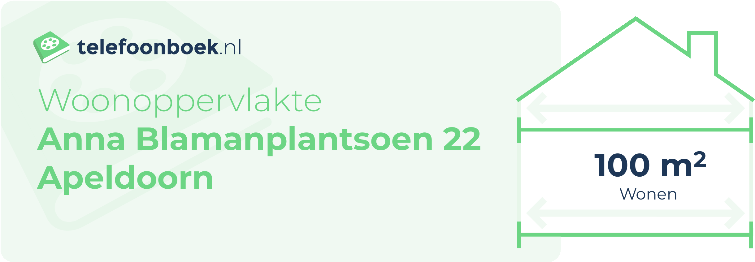 Woonoppervlakte Anna Blamanplantsoen 22 Apeldoorn