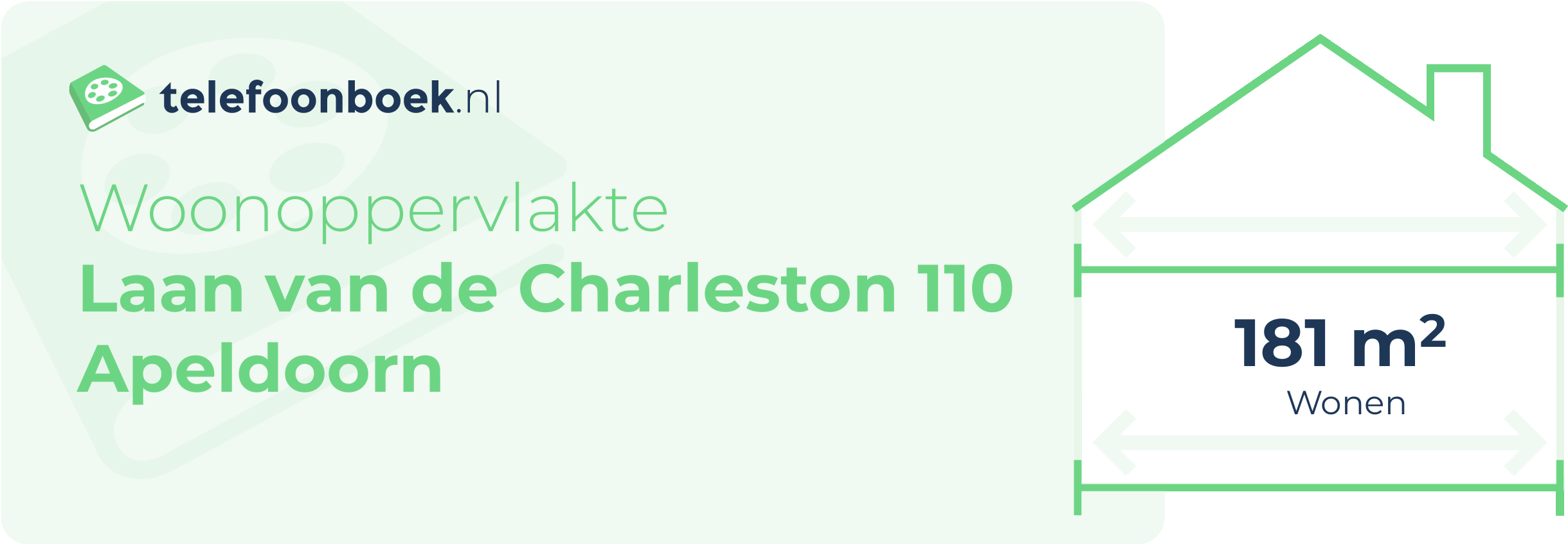 Woonoppervlakte Laan Van De Charleston 110 Apeldoorn