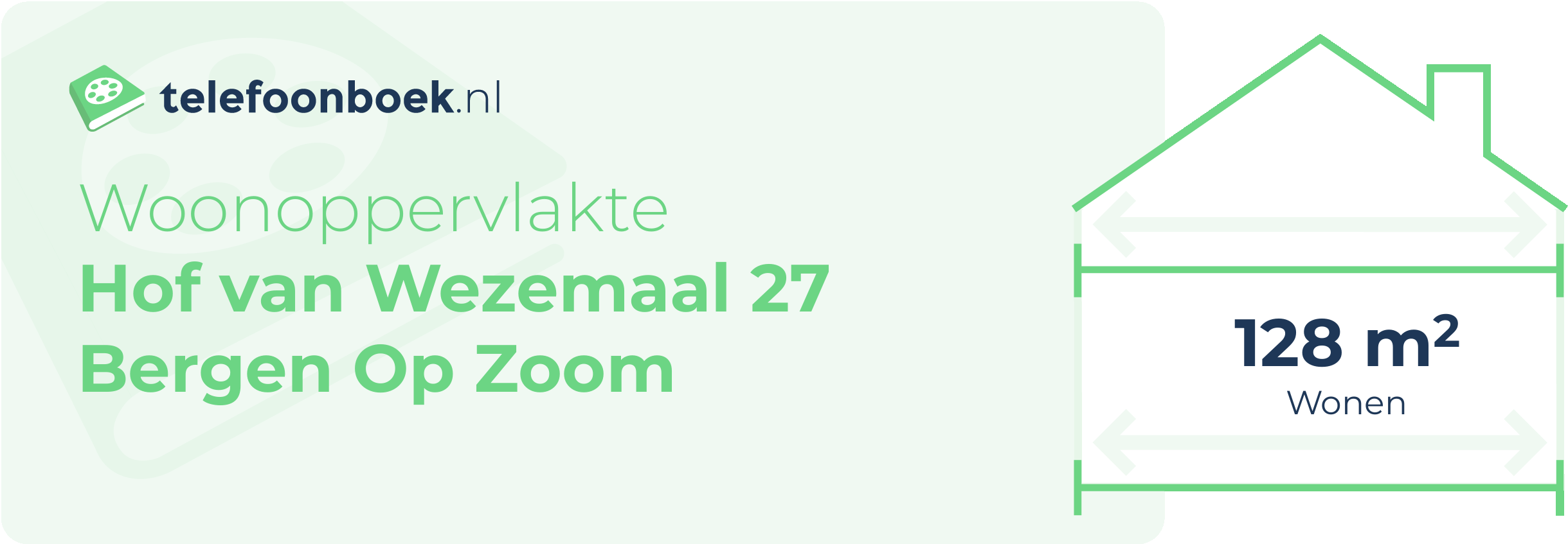 Woonoppervlakte Hof Van Wezemaal 27 Bergen Op Zoom