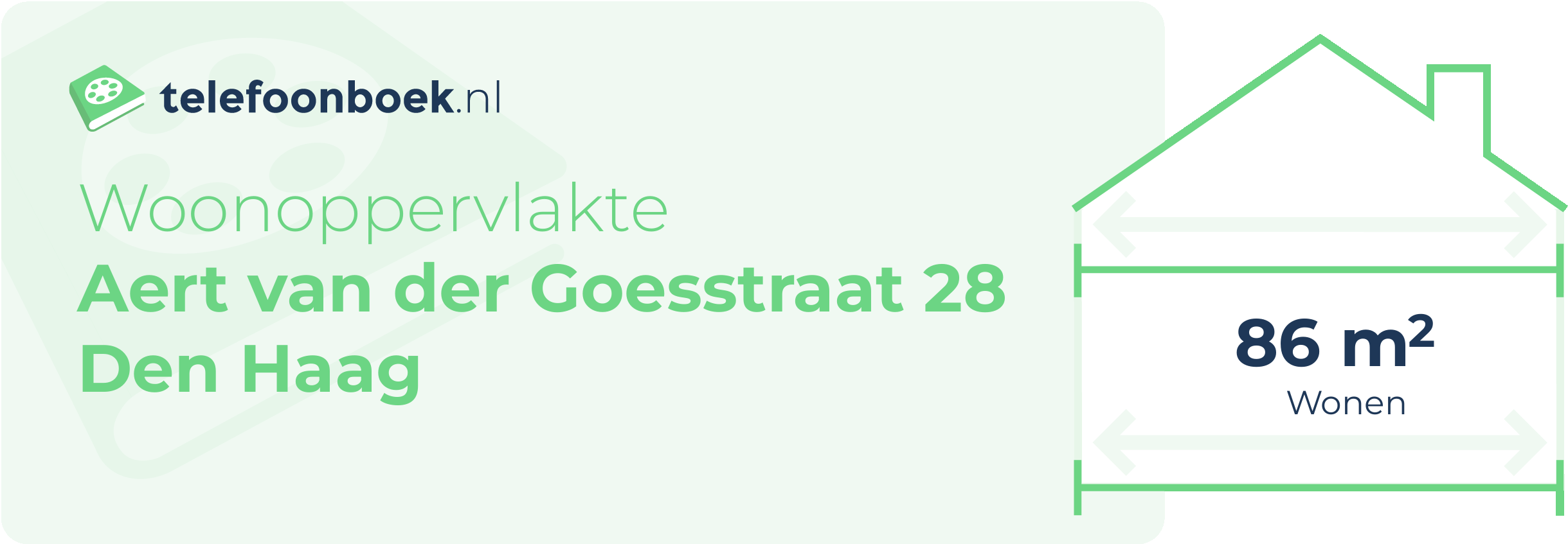 Woonoppervlakte Aert Van Der Goesstraat 28 Den Haag