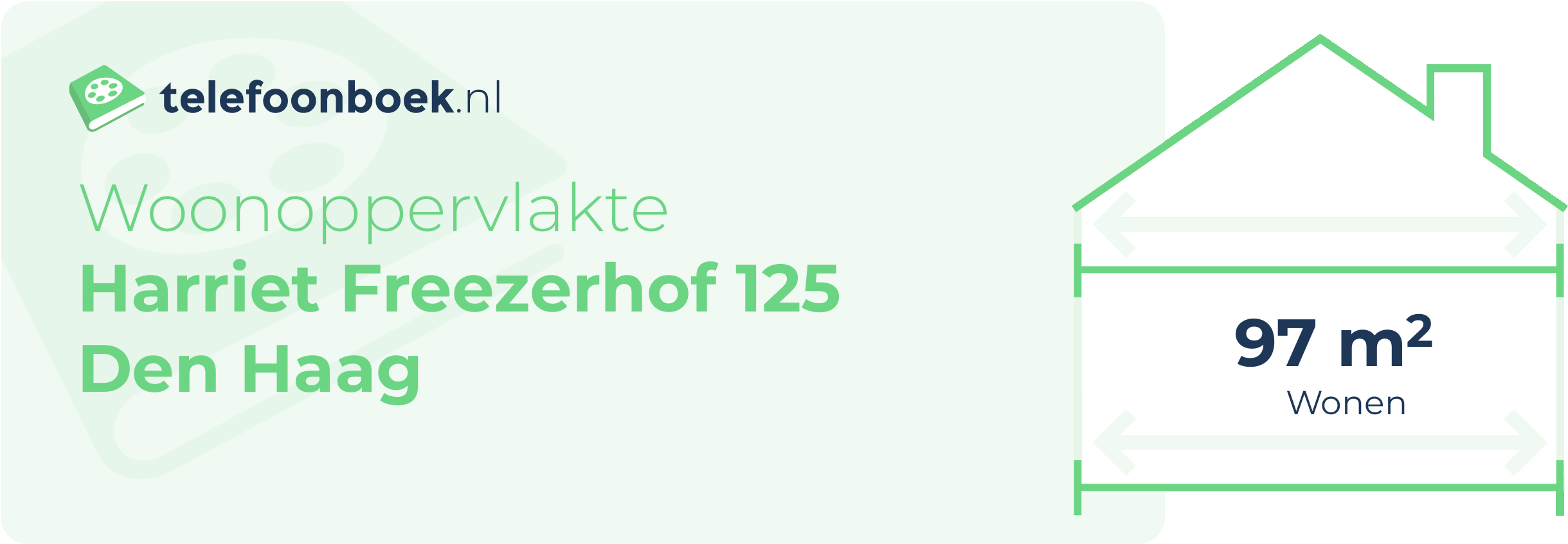 Woonoppervlakte Harriet Freezerhof 125 Den Haag