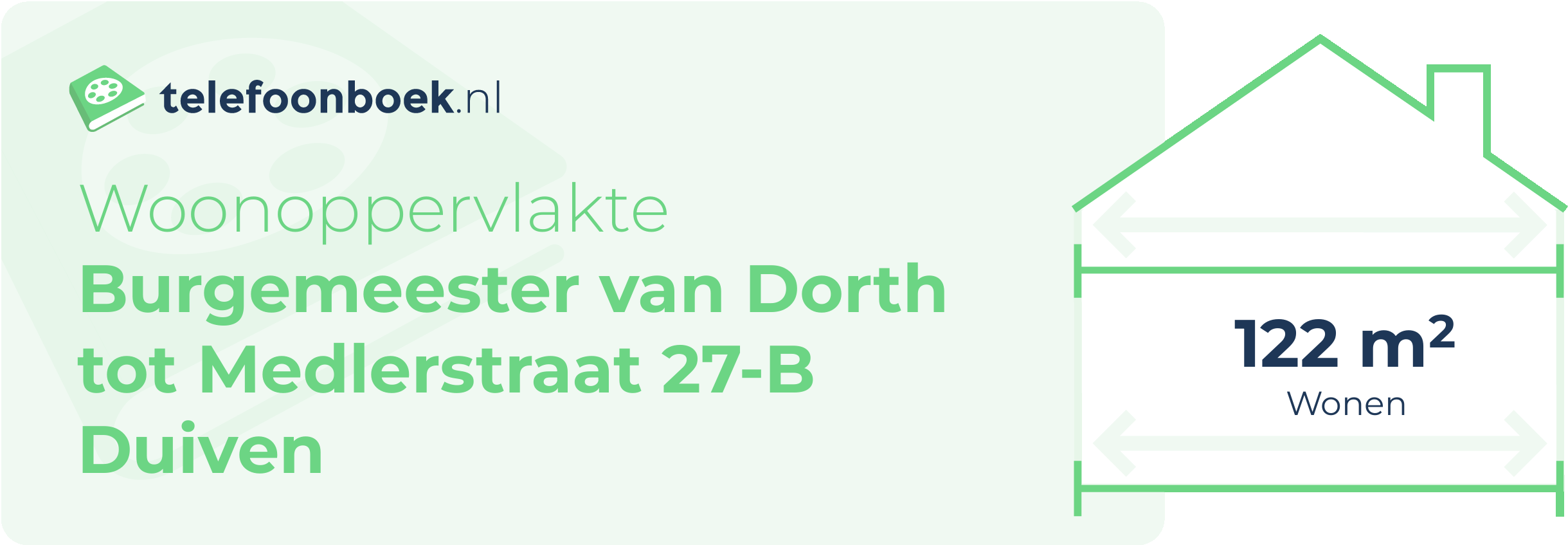 Woonoppervlakte Burgemeester Van Dorth Tot Medlerstraat 27-B Duiven