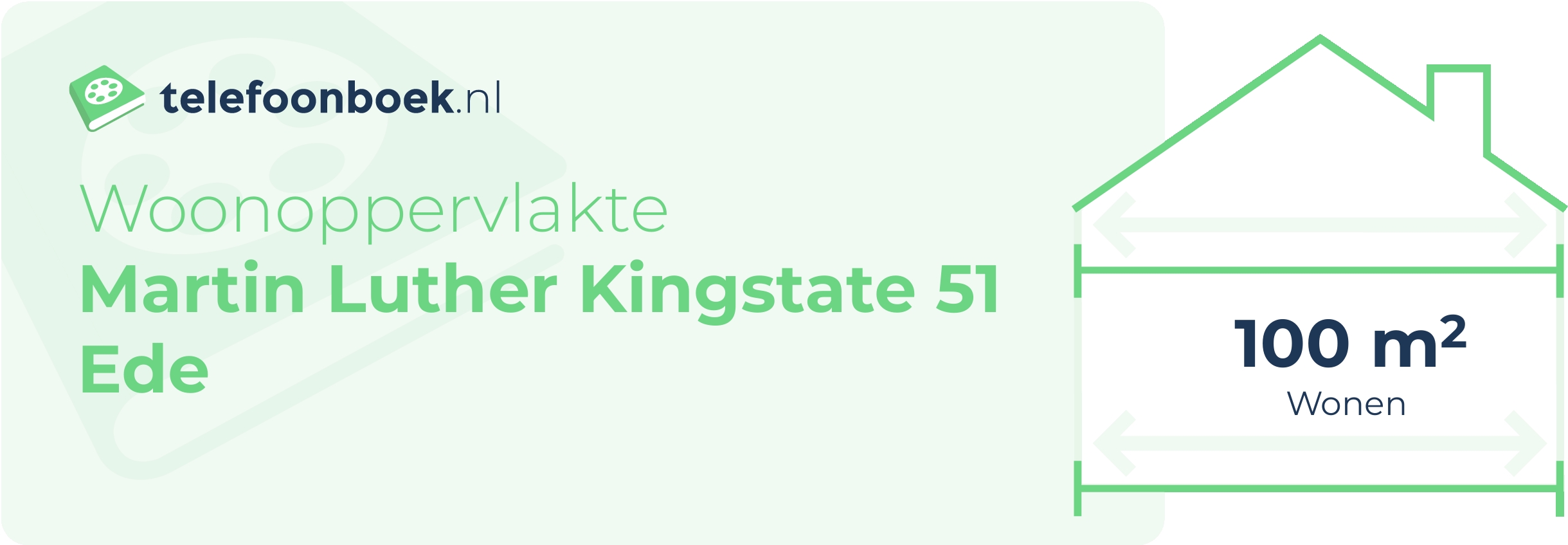 Woonoppervlakte Martin Luther Kingstate 51 Ede