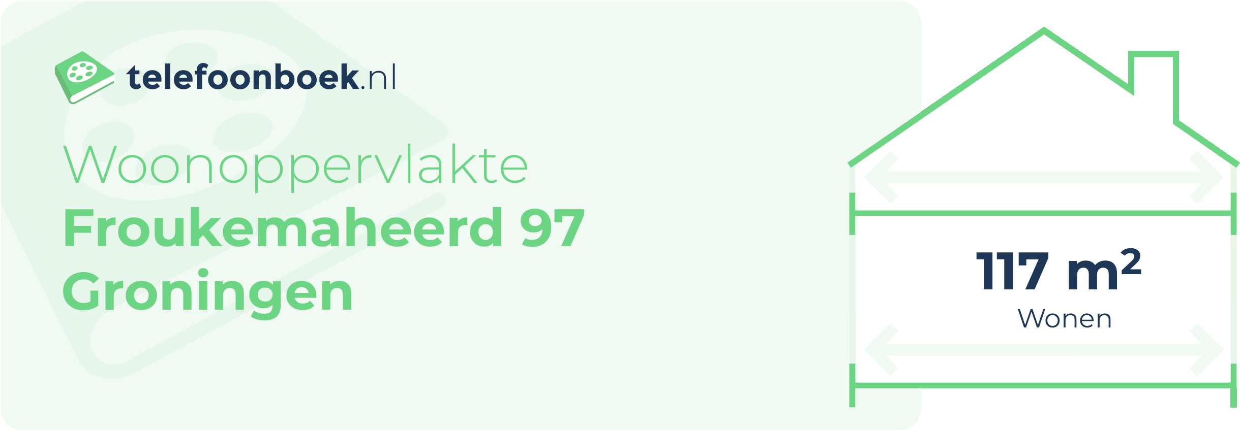 Woonoppervlakte Froukemaheerd 97 Groningen