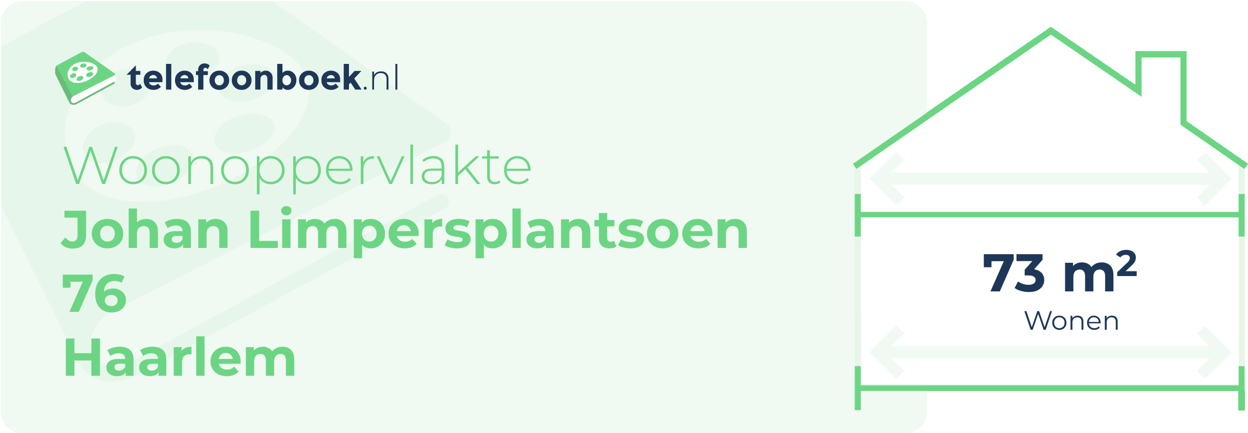 Woonoppervlakte Johan Limpersplantsoen 76 Haarlem