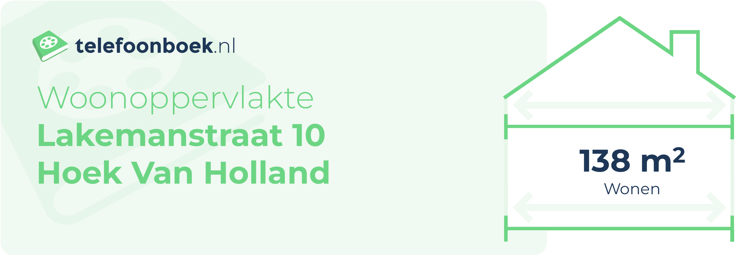 Woonoppervlakte Lakemanstraat 10 Hoek Van Holland