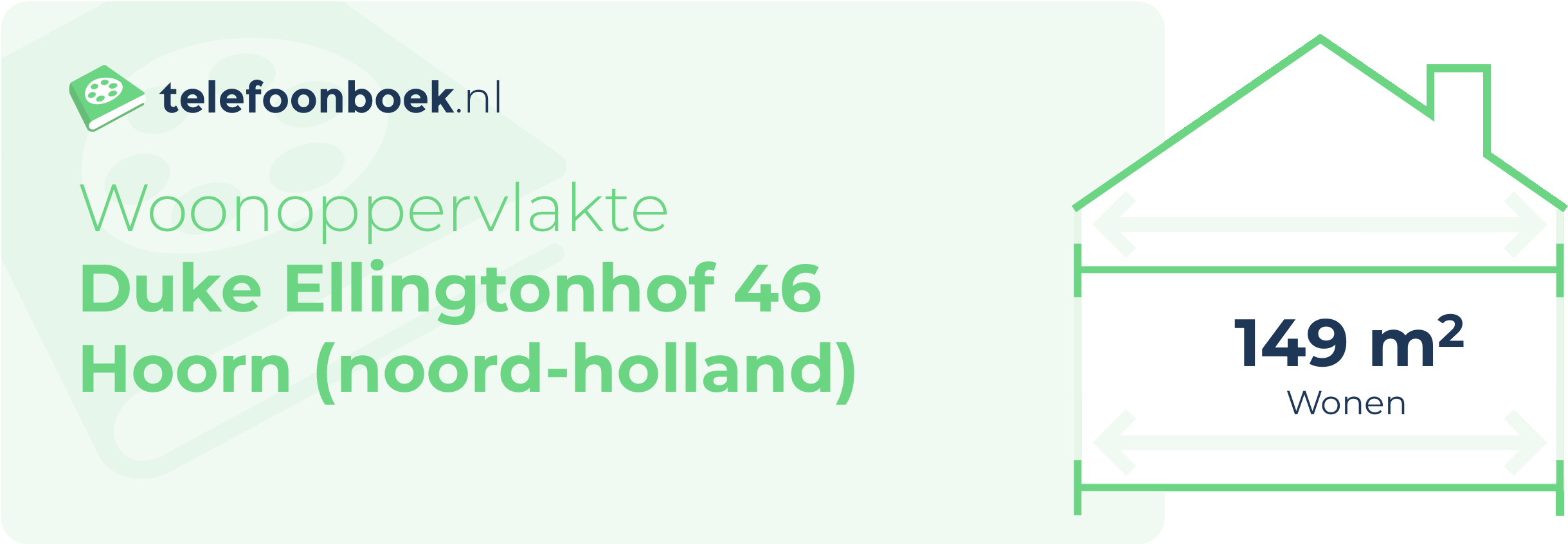 Woonoppervlakte Duke Ellingtonhof 46 Hoorn (Noord-Holland)