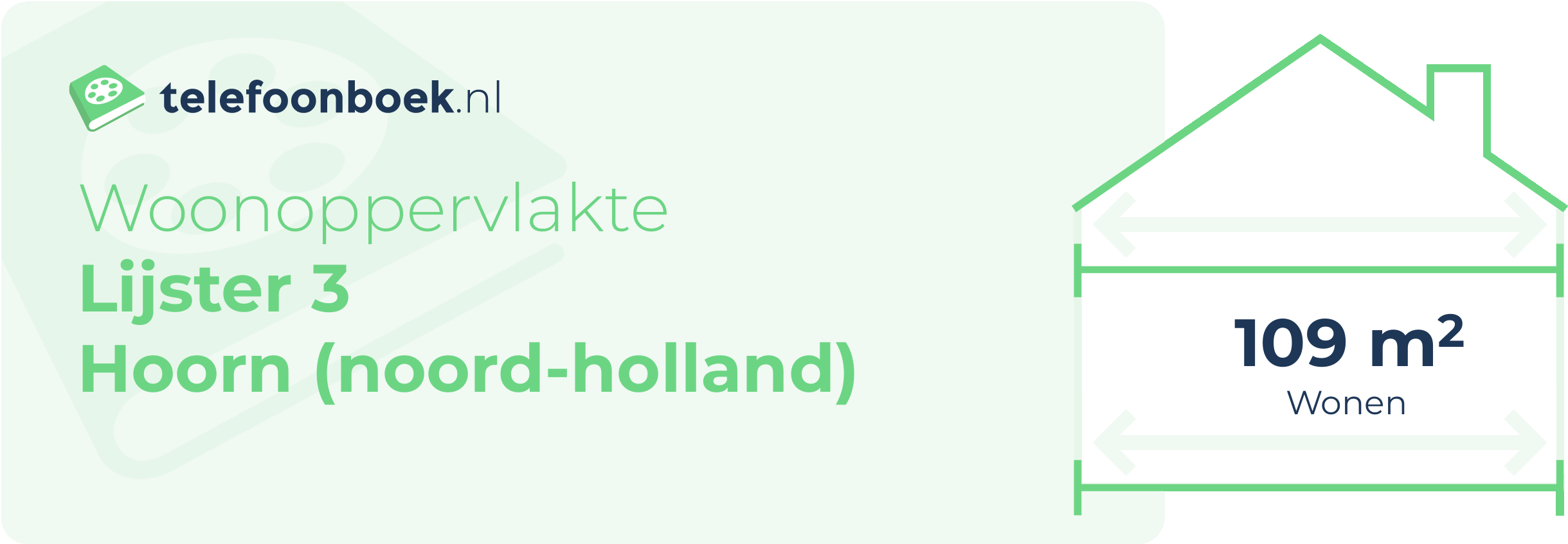 Woonoppervlakte Lijster 3 Hoorn (Noord-Holland)