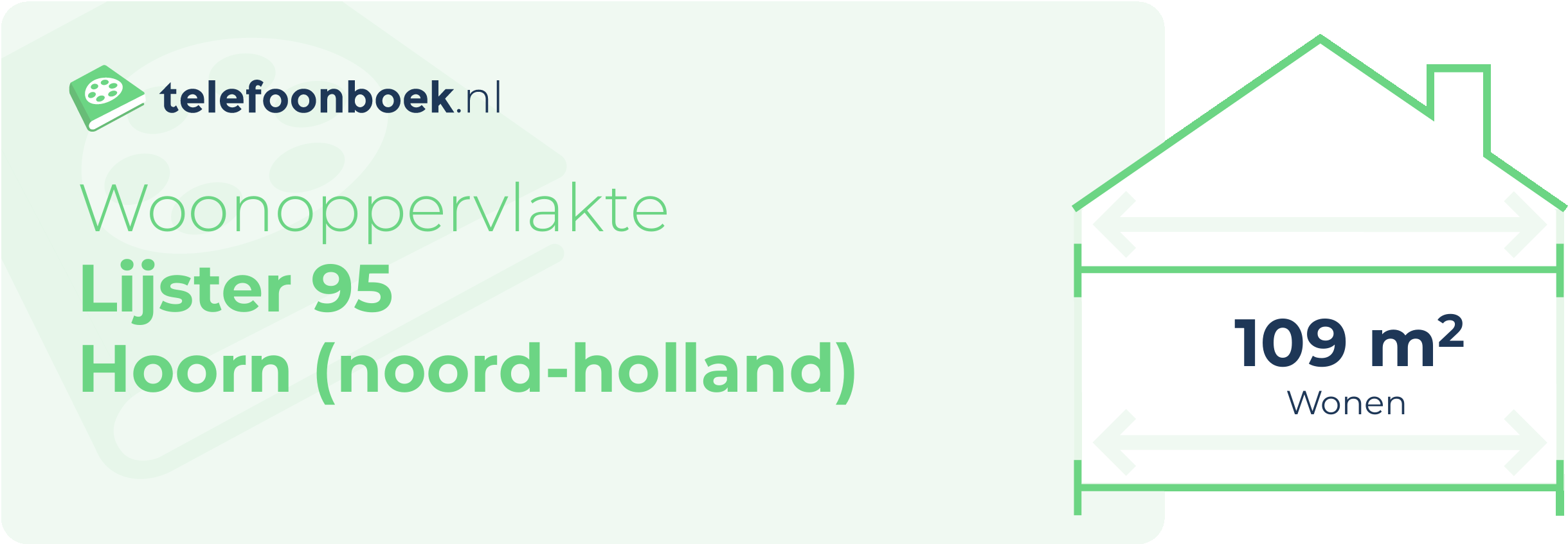 Woonoppervlakte Lijster 95 Hoorn (Noord-Holland)