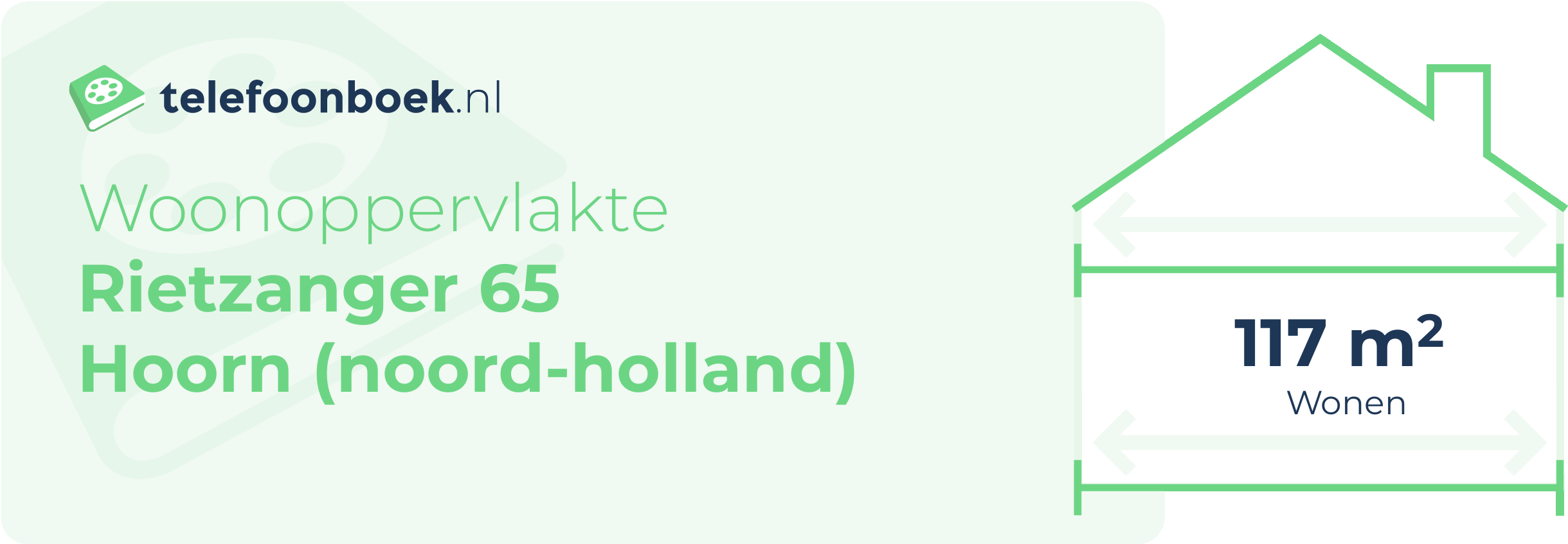 Woonoppervlakte Rietzanger 65 Hoorn (Noord-Holland)