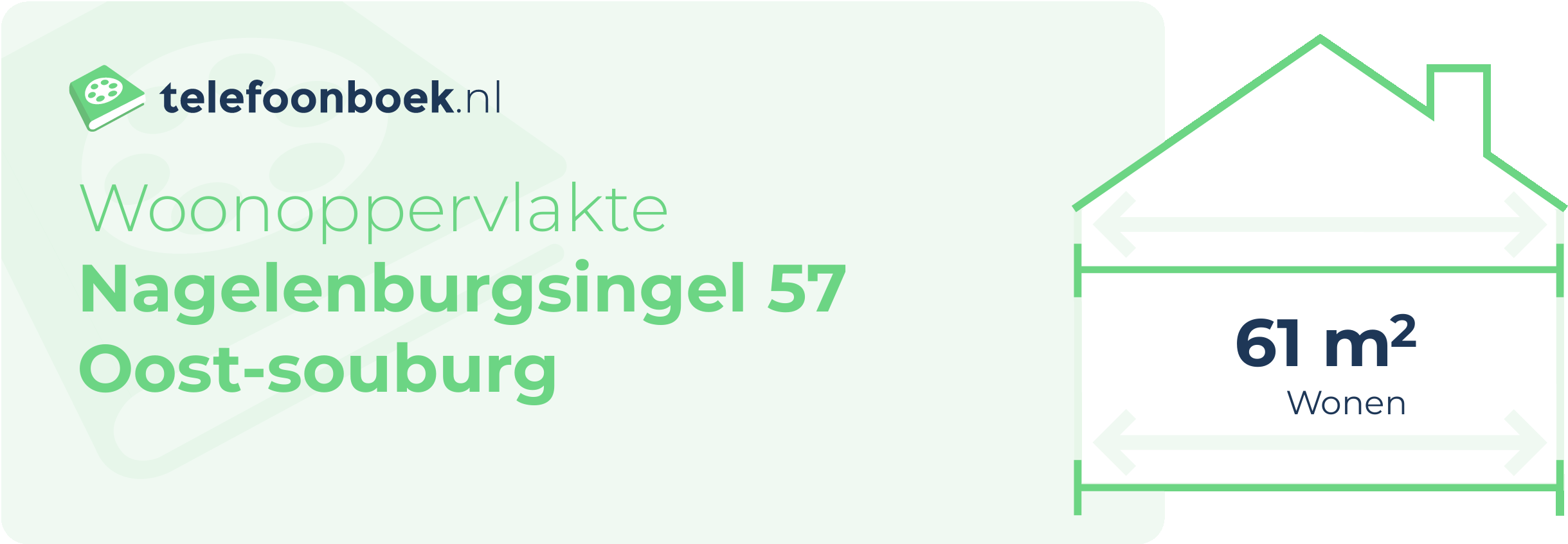 Woonoppervlakte Nagelenburgsingel 57 Oost-Souburg