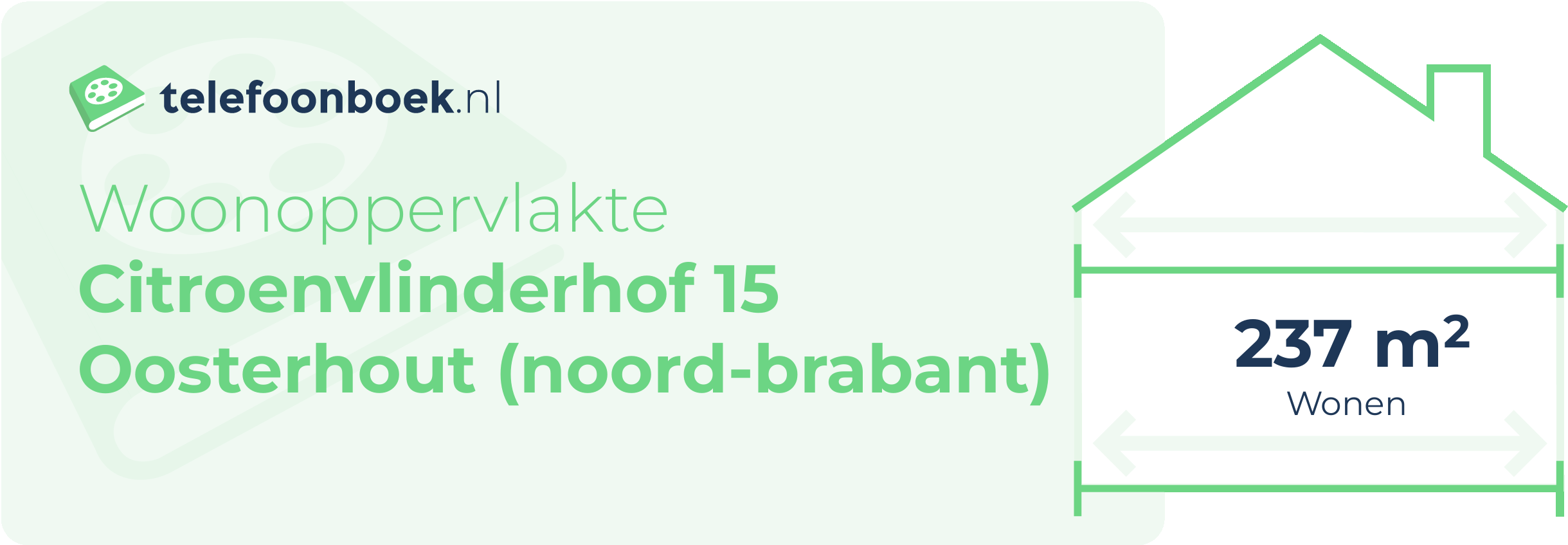 Woonoppervlakte Citroenvlinderhof 15 Oosterhout (Noord-Brabant)