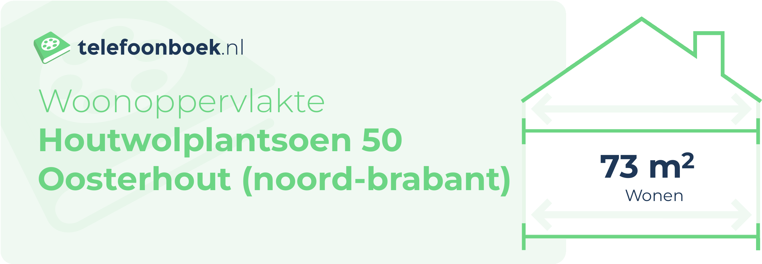 Woonoppervlakte Houtwolplantsoen 50 Oosterhout (Noord-Brabant)