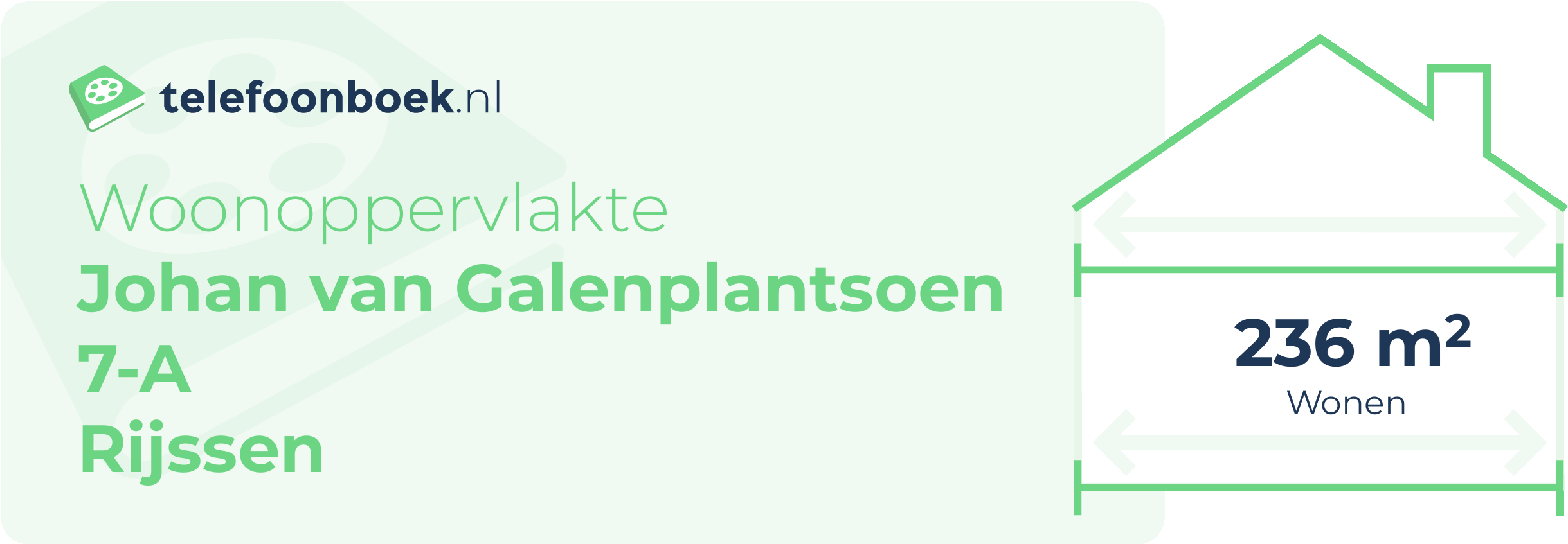 Woonoppervlakte Johan Van Galenplantsoen 7-A Rijssen