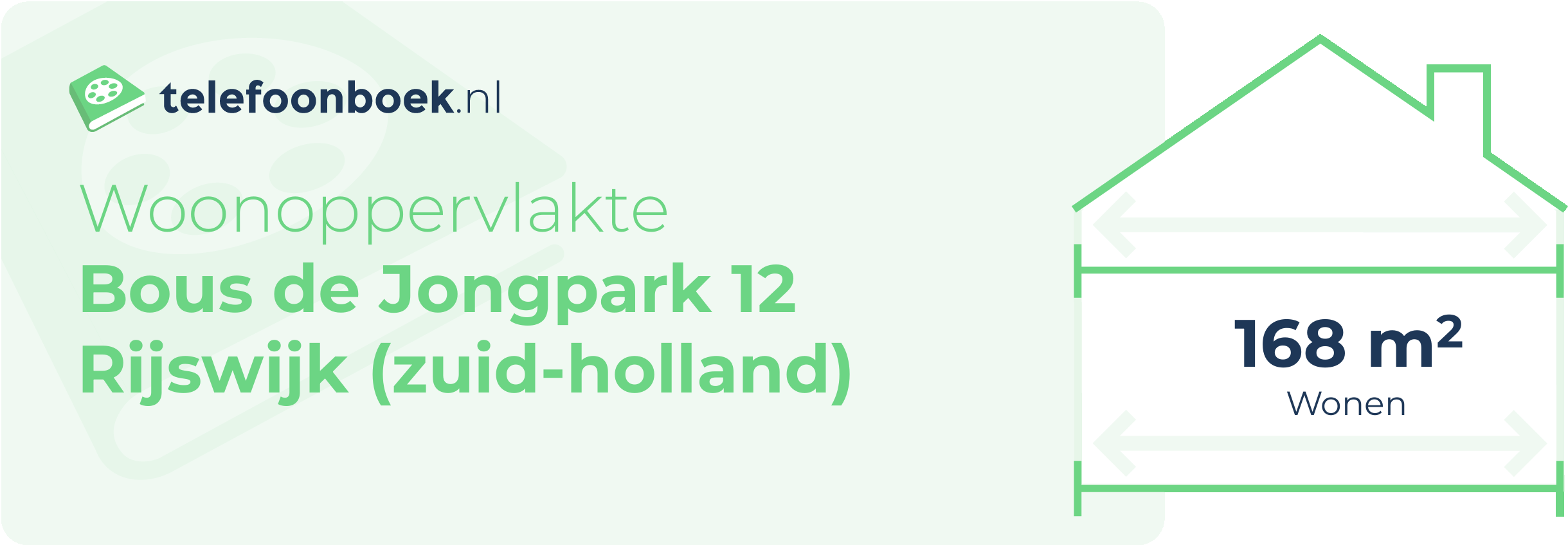 Woonoppervlakte Bous De Jongpark 12 Rijswijk (Zuid-Holland)