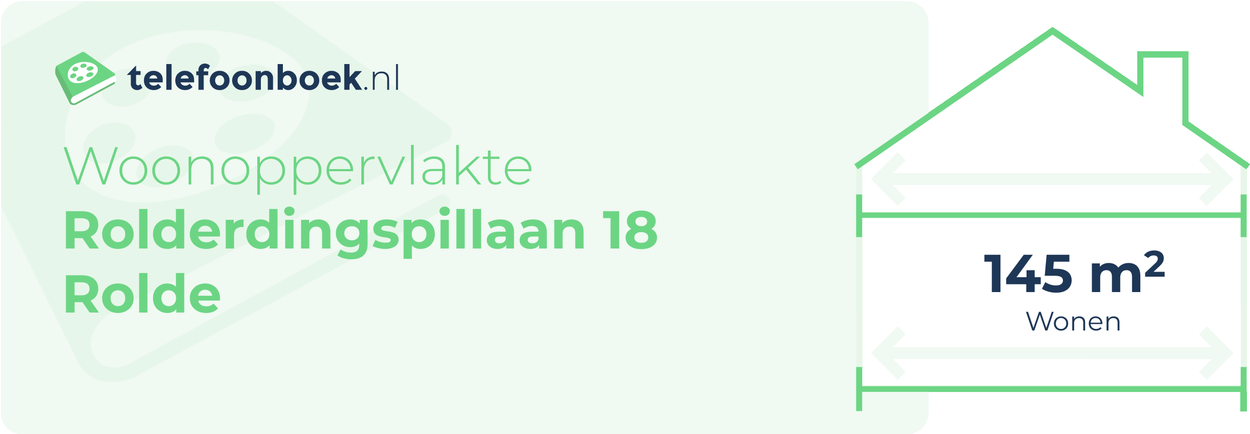 Woonoppervlakte Rolderdingspillaan 18 Rolde