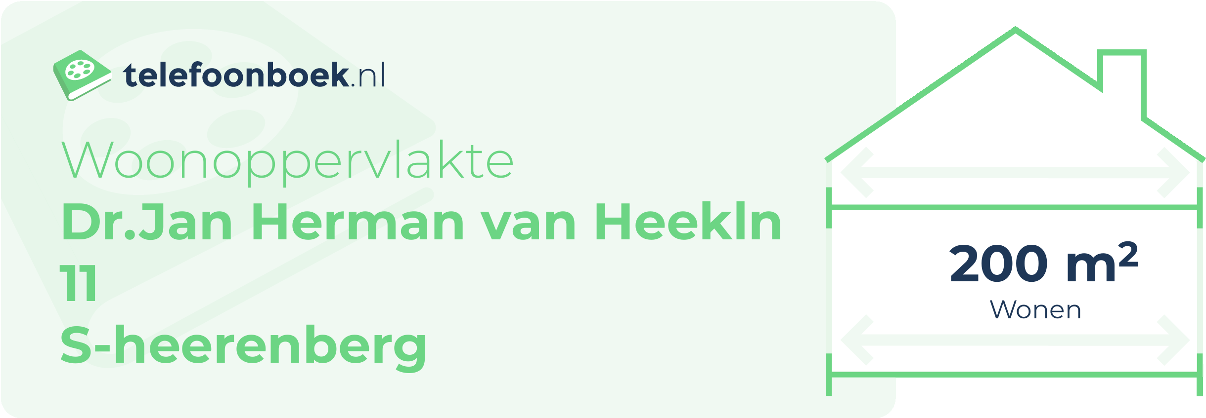 Woonoppervlakte Dr.Jan Herman Van Heekln 11 S-Heerenberg