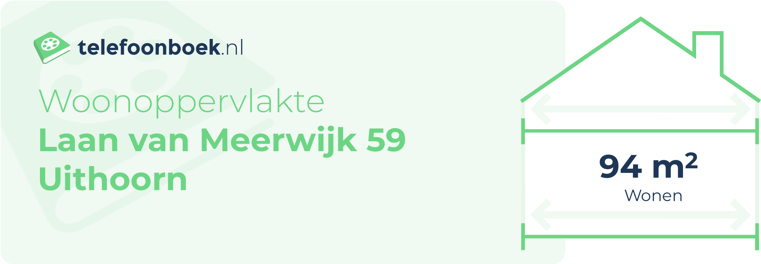 Woonoppervlakte Laan Van Meerwijk 59 Uithoorn