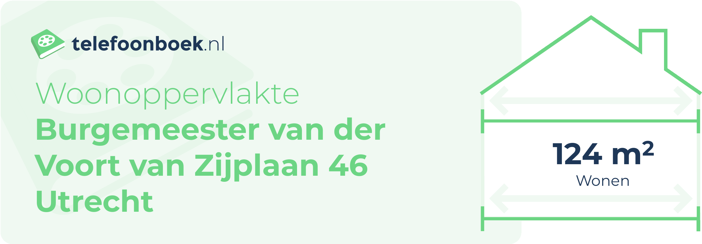 Woonoppervlakte Burgemeester Van Der Voort Van Zijplaan 46 Utrecht