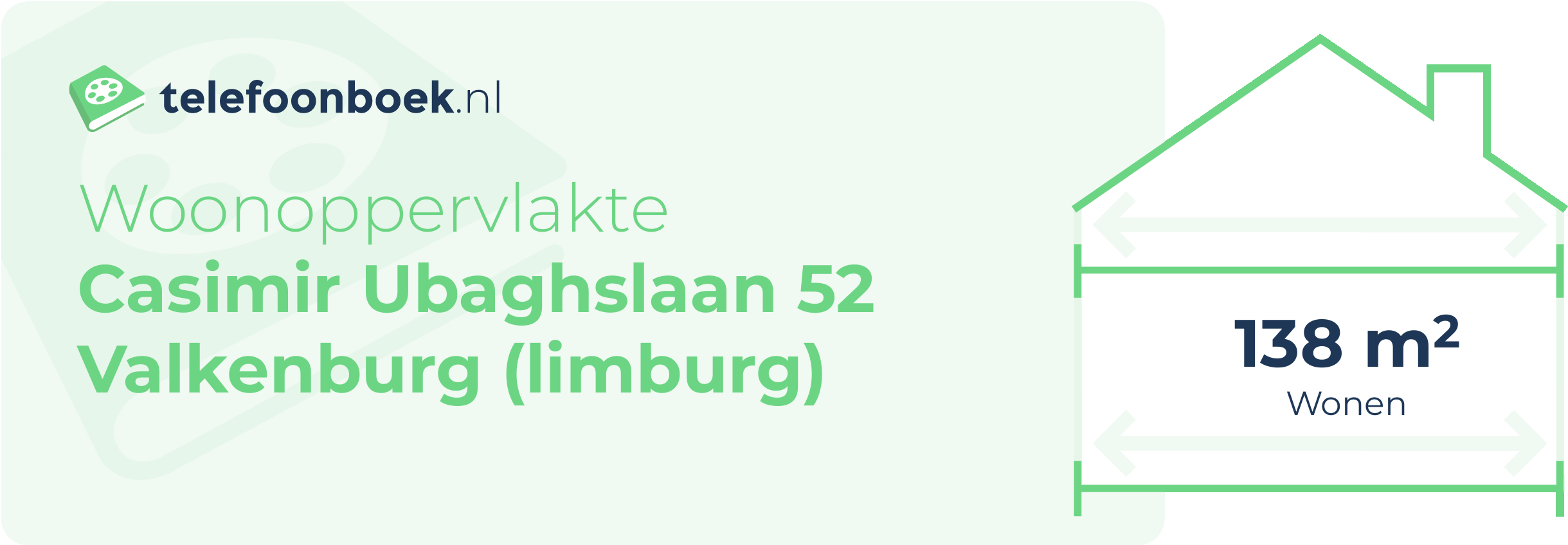 Woonoppervlakte Casimir Ubaghslaan 52 Valkenburg (Limburg)