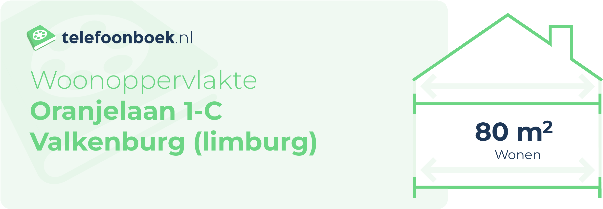 Woonoppervlakte Oranjelaan 1-C Valkenburg (Limburg)