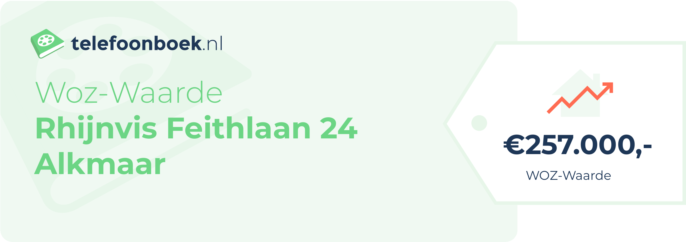 WOZ-waarde Rhijnvis Feithlaan 24 Alkmaar