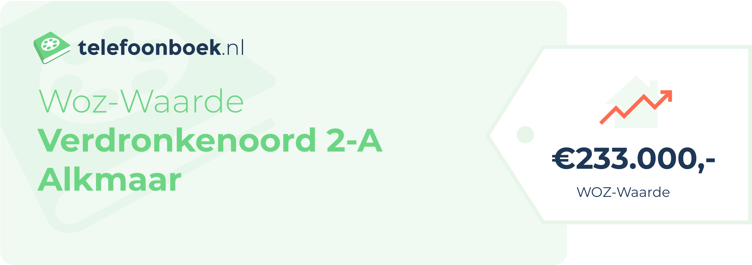 WOZ-waarde Verdronkenoord 2-A Alkmaar