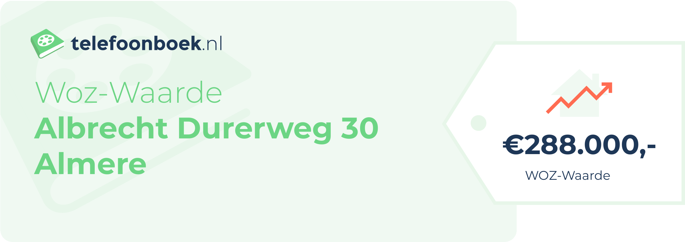 WOZ-waarde Albrecht Durerweg 30 Almere