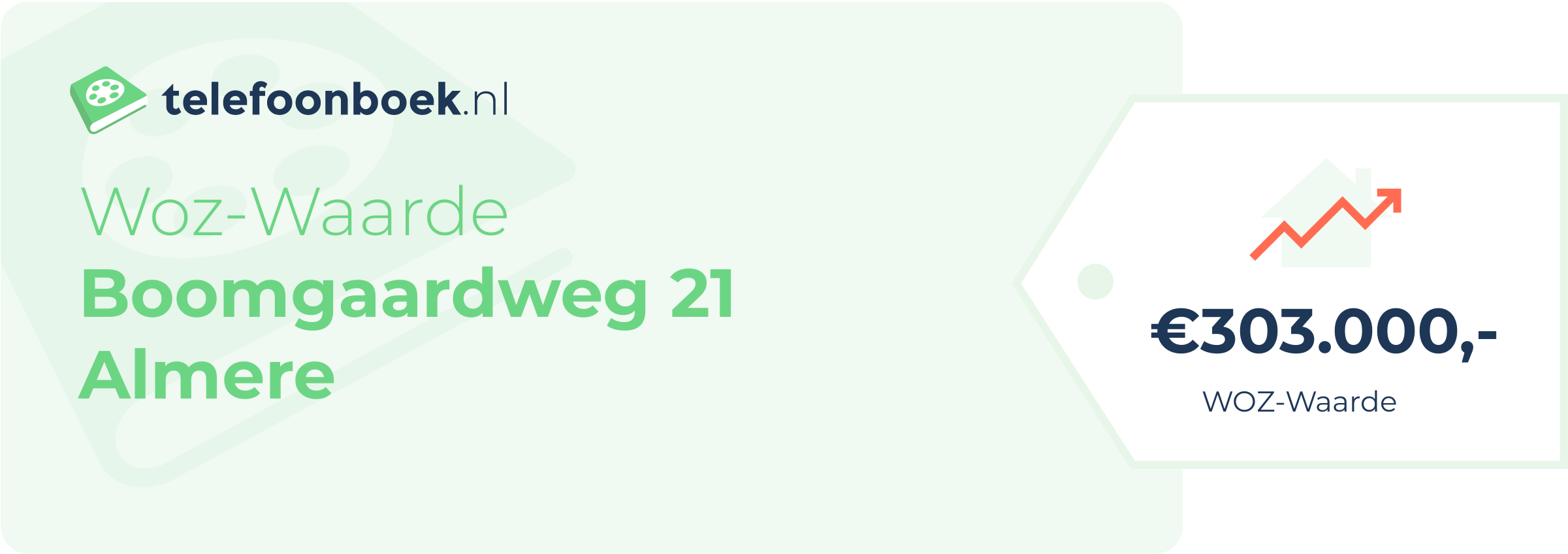 WOZ-waarde Boomgaardweg 21 Almere