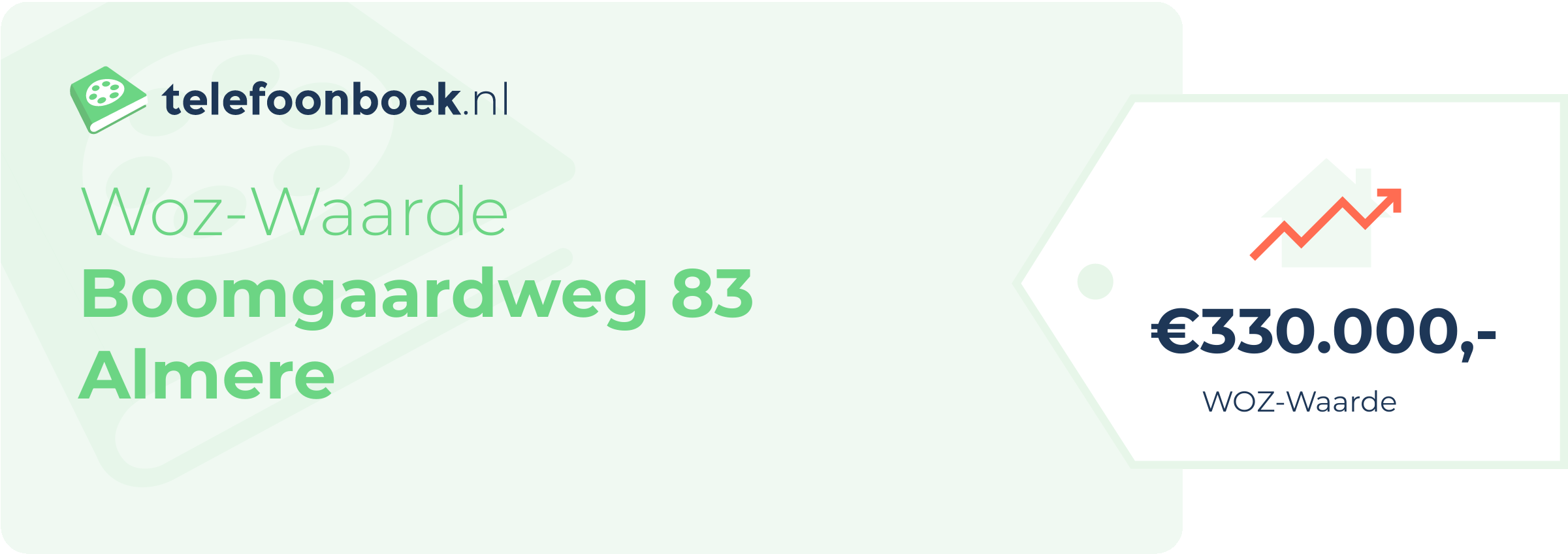 WOZ-waarde Boomgaardweg 83 Almere