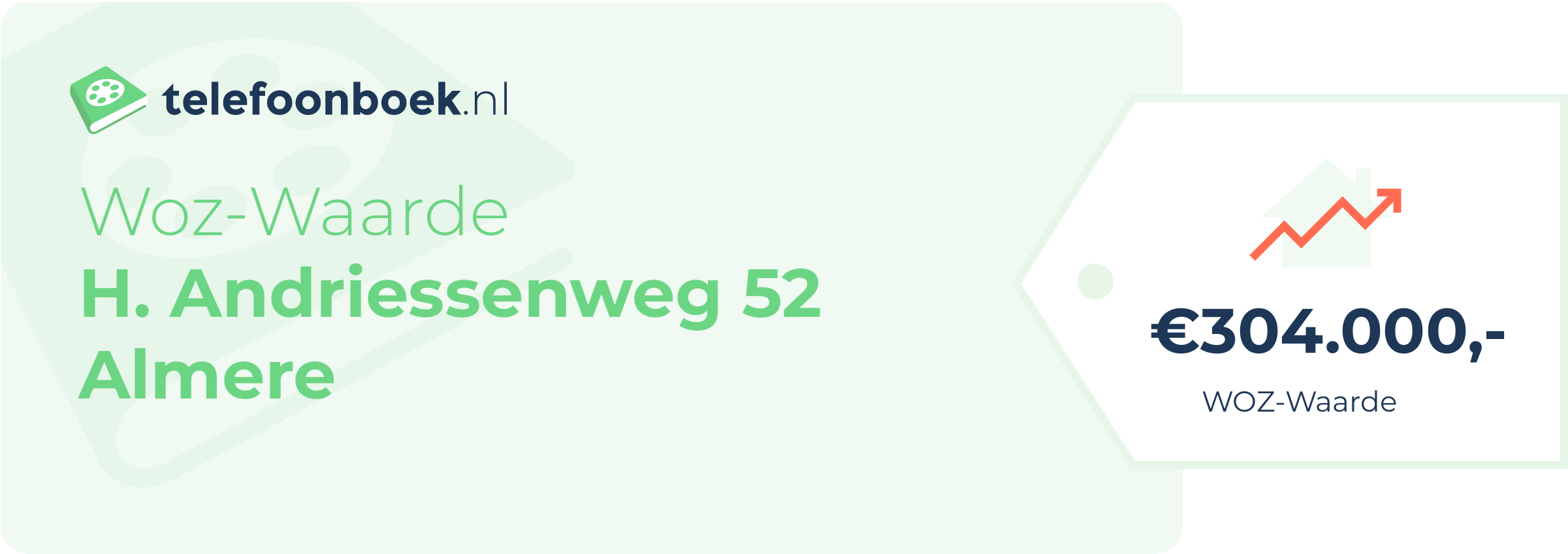 WOZ-waarde H. Andriessenweg 52 Almere