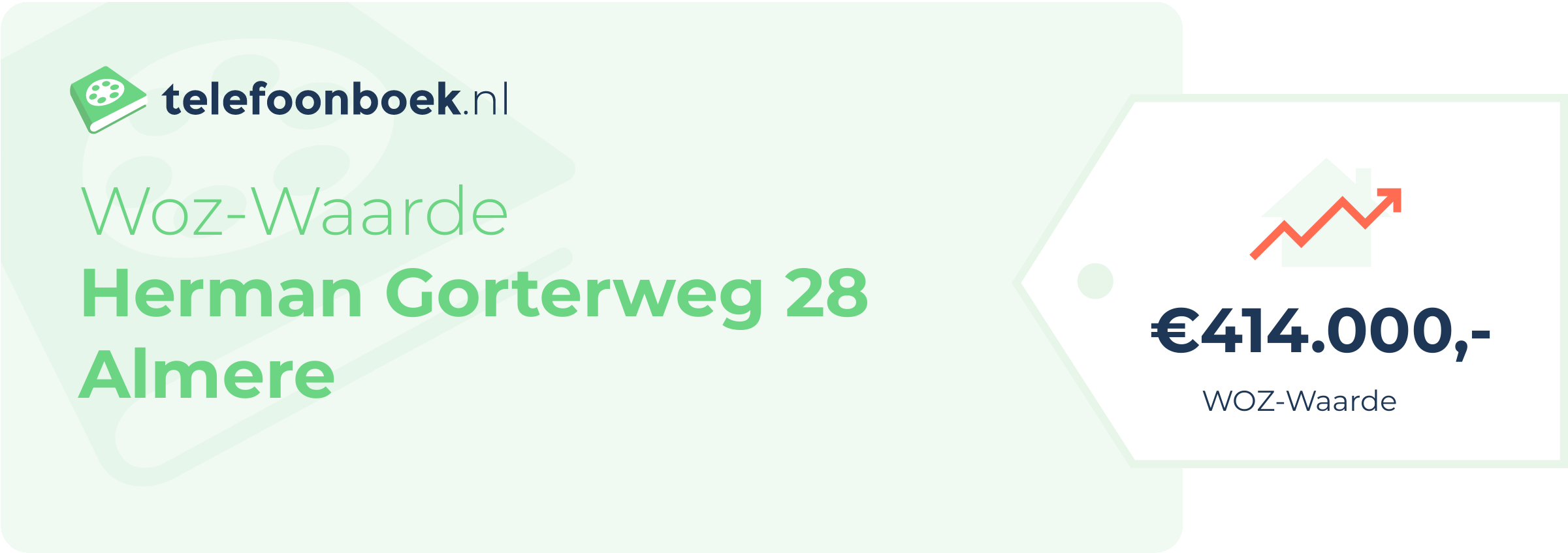 WOZ-waarde Herman Gorterweg 28 Almere
