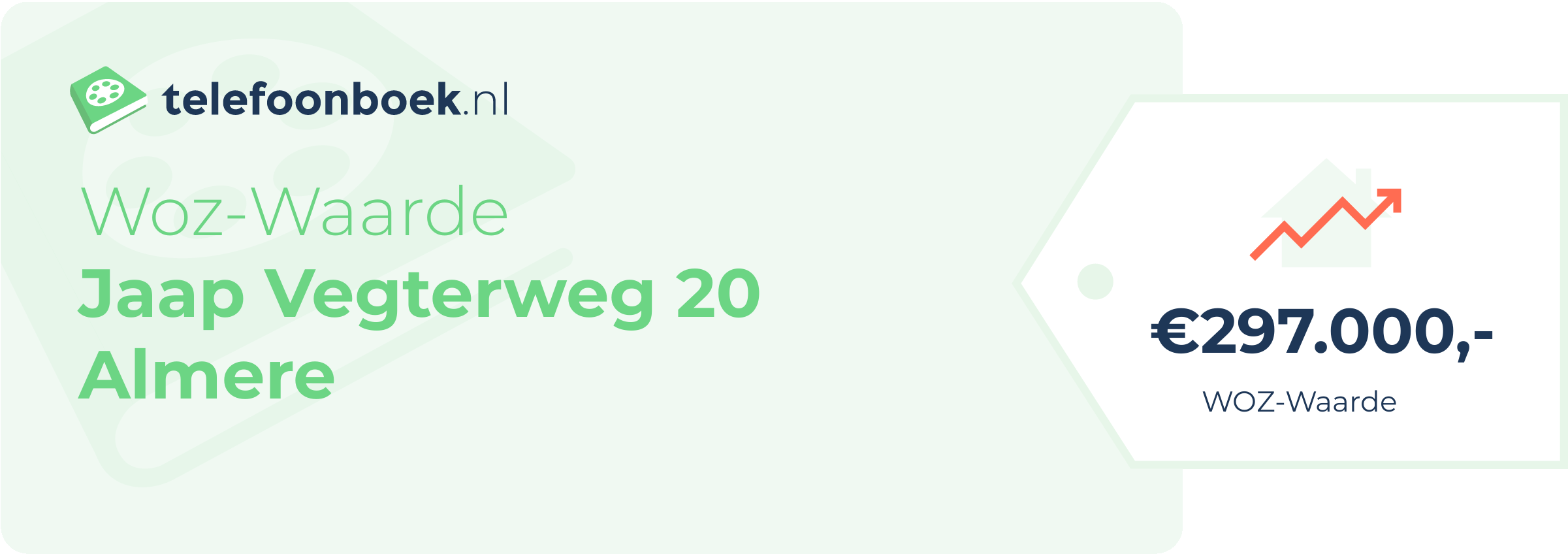 WOZ-waarde Jaap Vegterweg 20 Almere